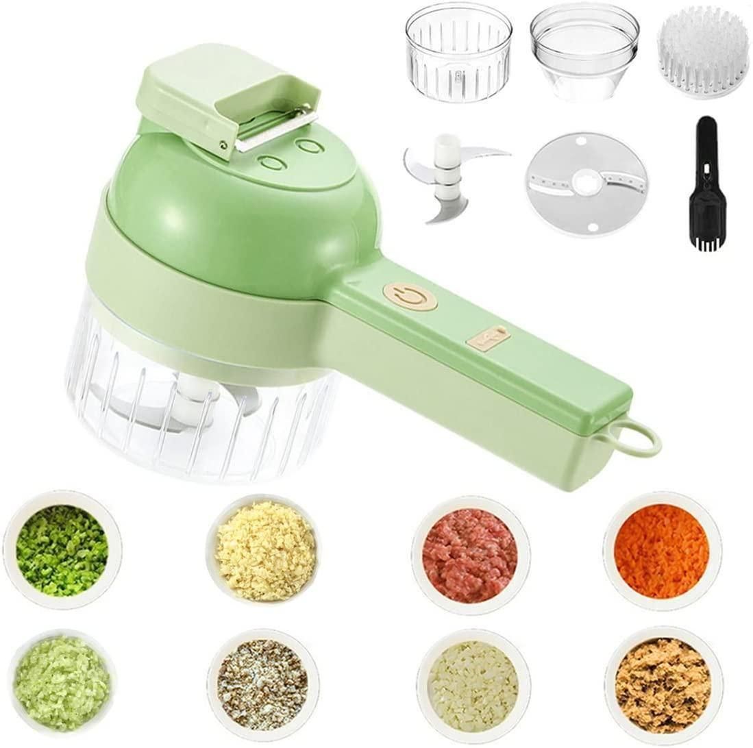 CHOPPY | 4 in 1 Portable Electric Vegetable Cutter Set
