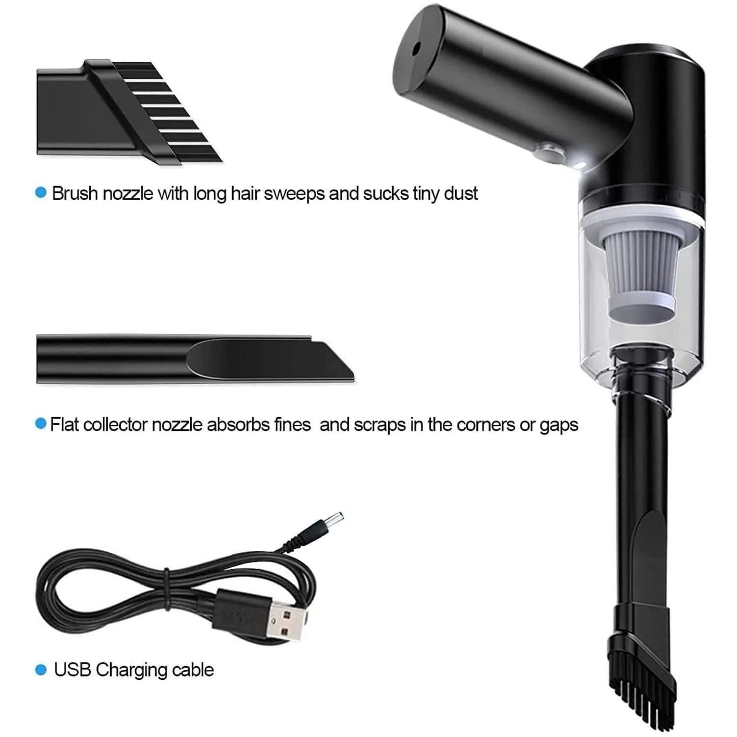 DUSTY | Portable Air Duster Wireless Vacuum Cleaner
