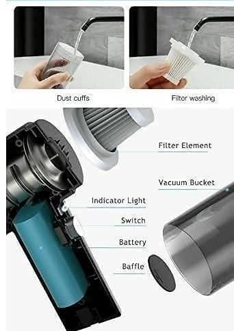 DUSTY | Portable Air Duster Wireless Vacuum Cleaner